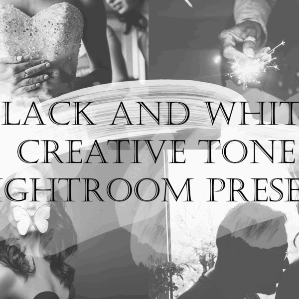 Black and white Creative Tone Lightroom Preset