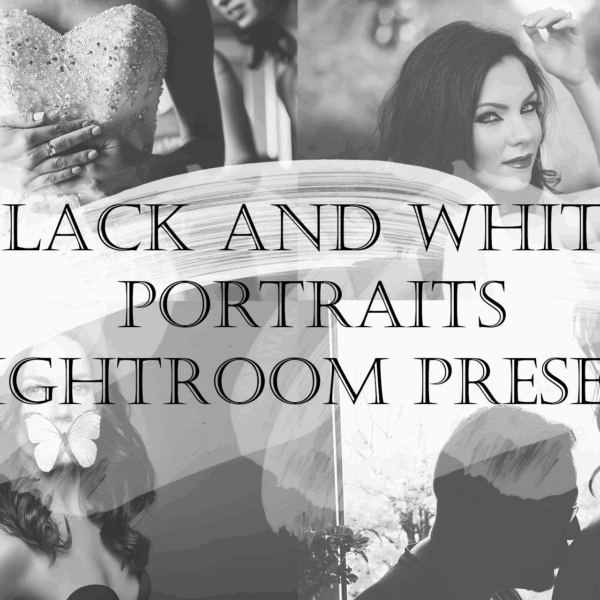 Black and white Portrait Premium Lightroom Presets